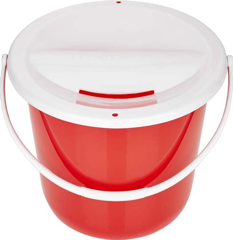 Plastic Street Charity Donation Can Coin Collection Bucket with 2 .